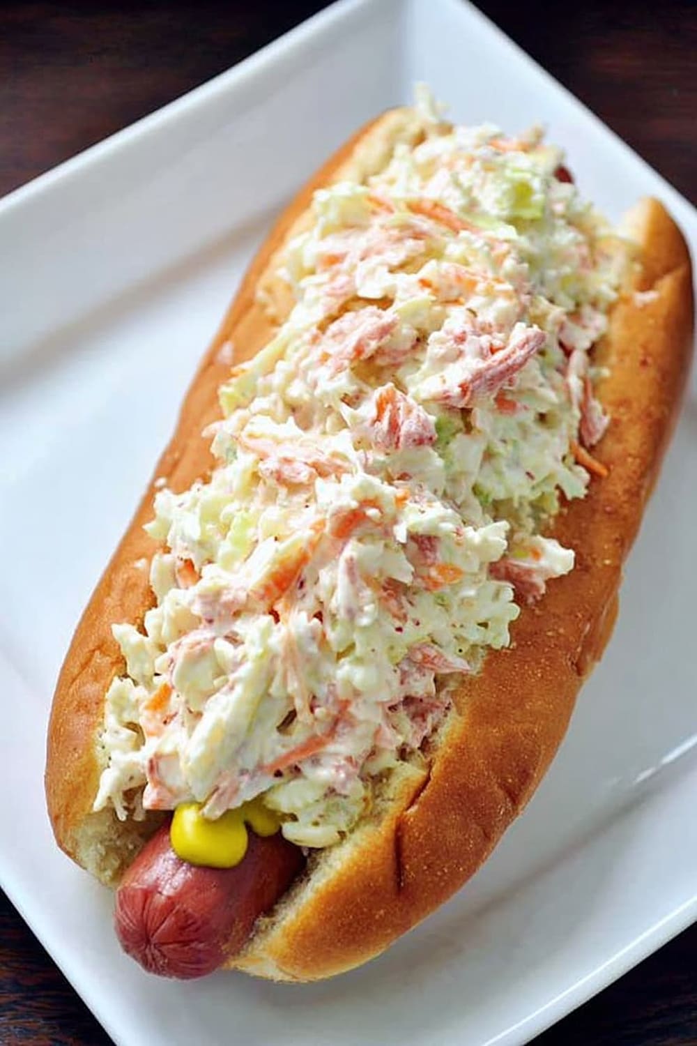 Easy Southern Hot Dog Slaw Recipe (Carolina Coleslaw)