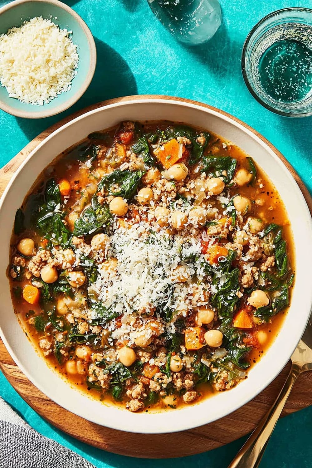 Hearty Chickpea & Spinach Stew