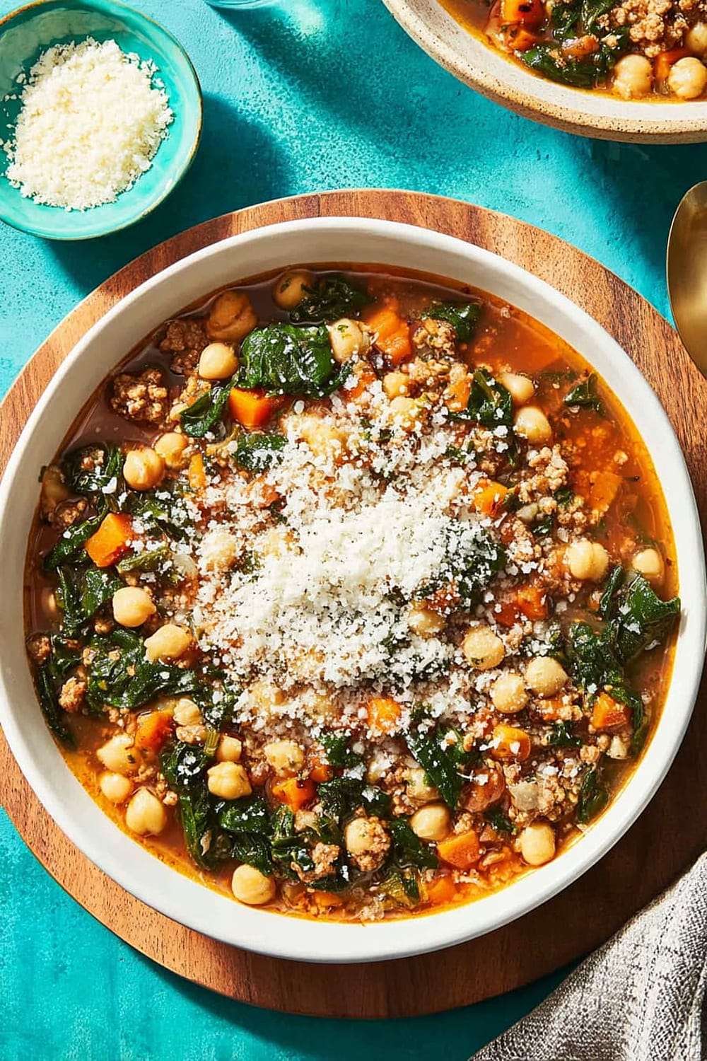Hearty Chickpea & Spinach Stew