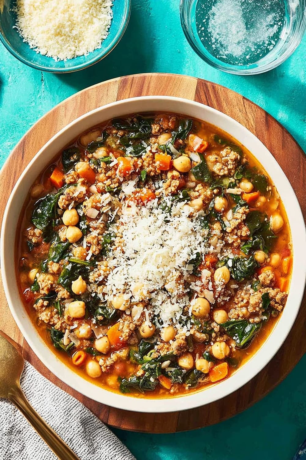 Hearty Chickpea & Spinach Stew