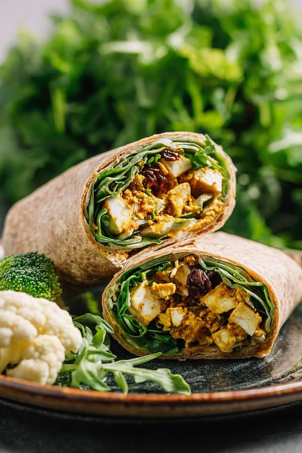 Coconut Curry Salad Wrap