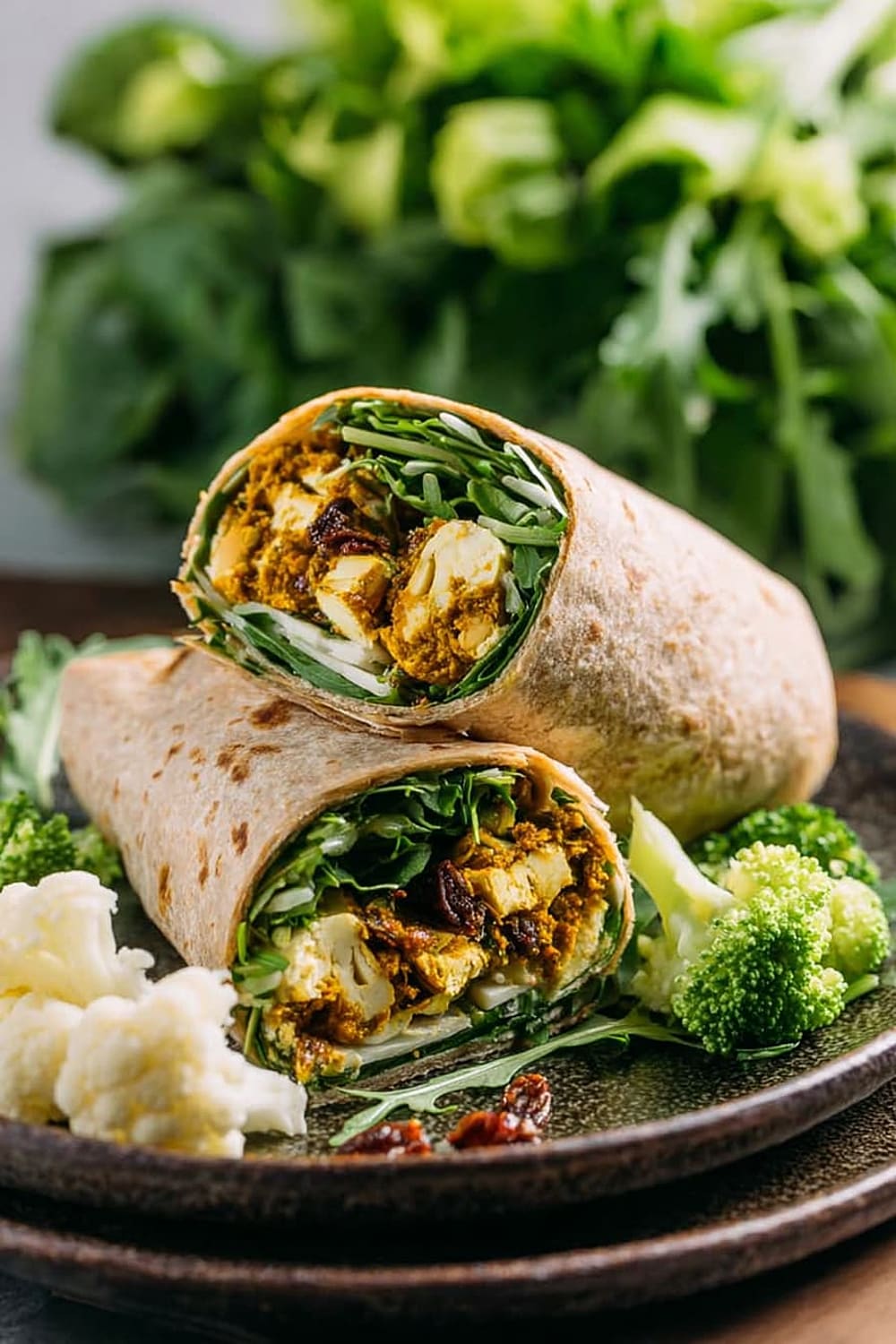 Coconut Curry Salad Wrap