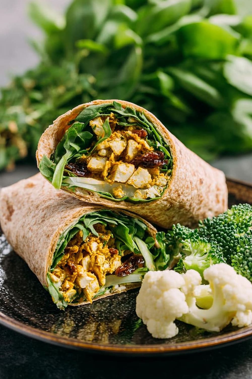 Coconut Curry Salad Wrap
