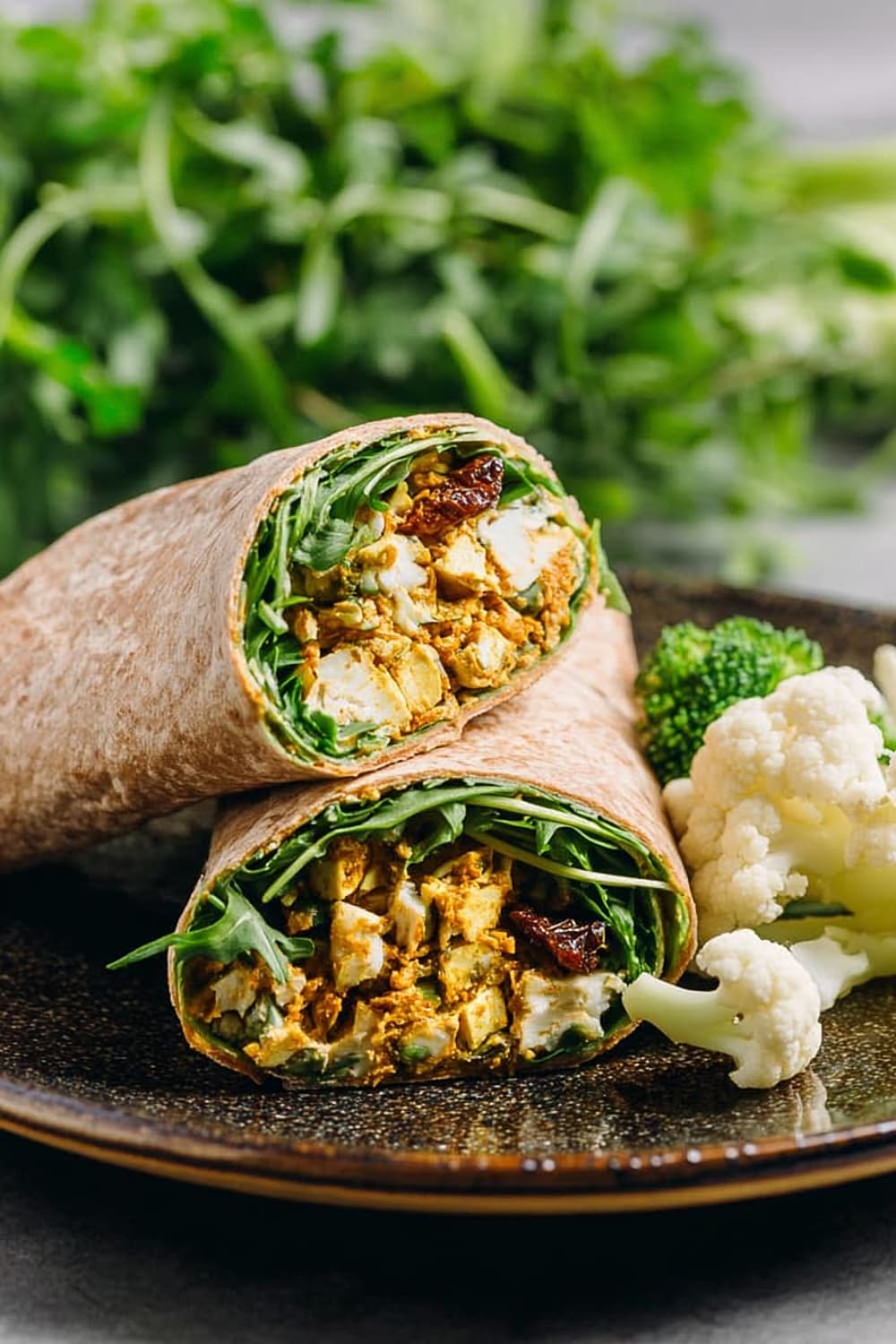 Coconut Curry Salad Wrap