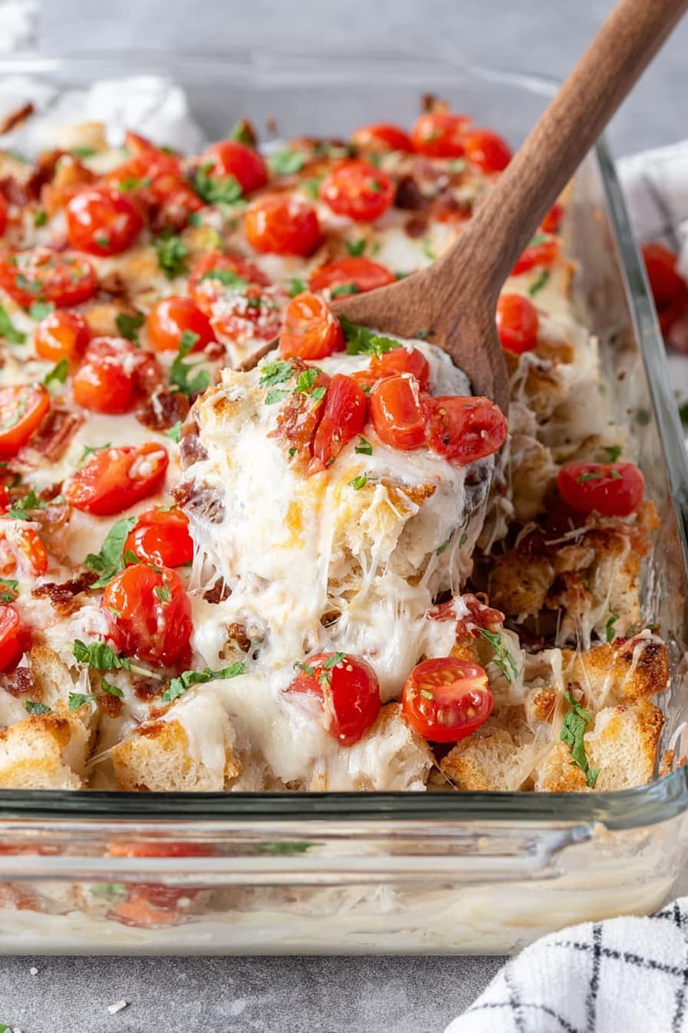 Kentucky Hot Brown Casserole with Mornay Sauce