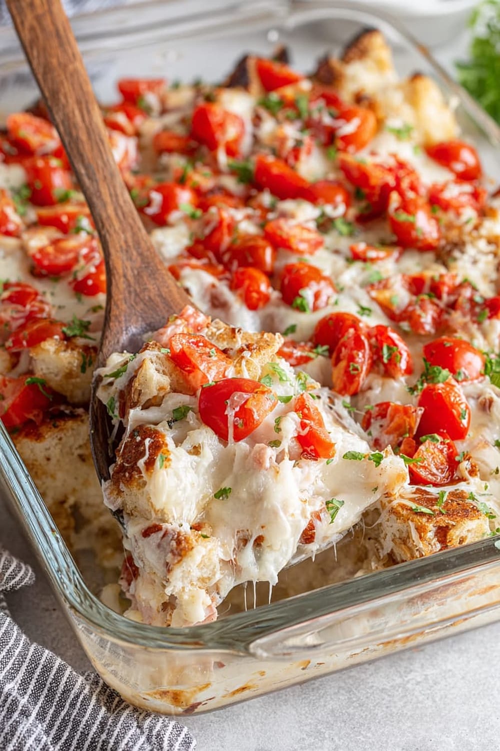 Kentucky Hot Brown Casserole with Mornay Sauce