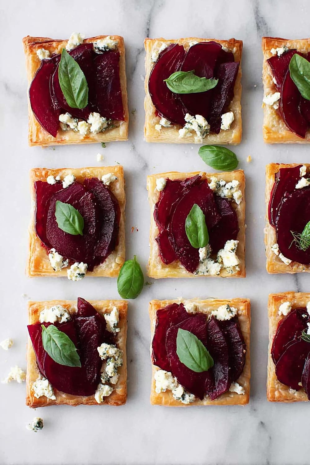 Beet and Goat Cheese Tart (5 ingredients!)
