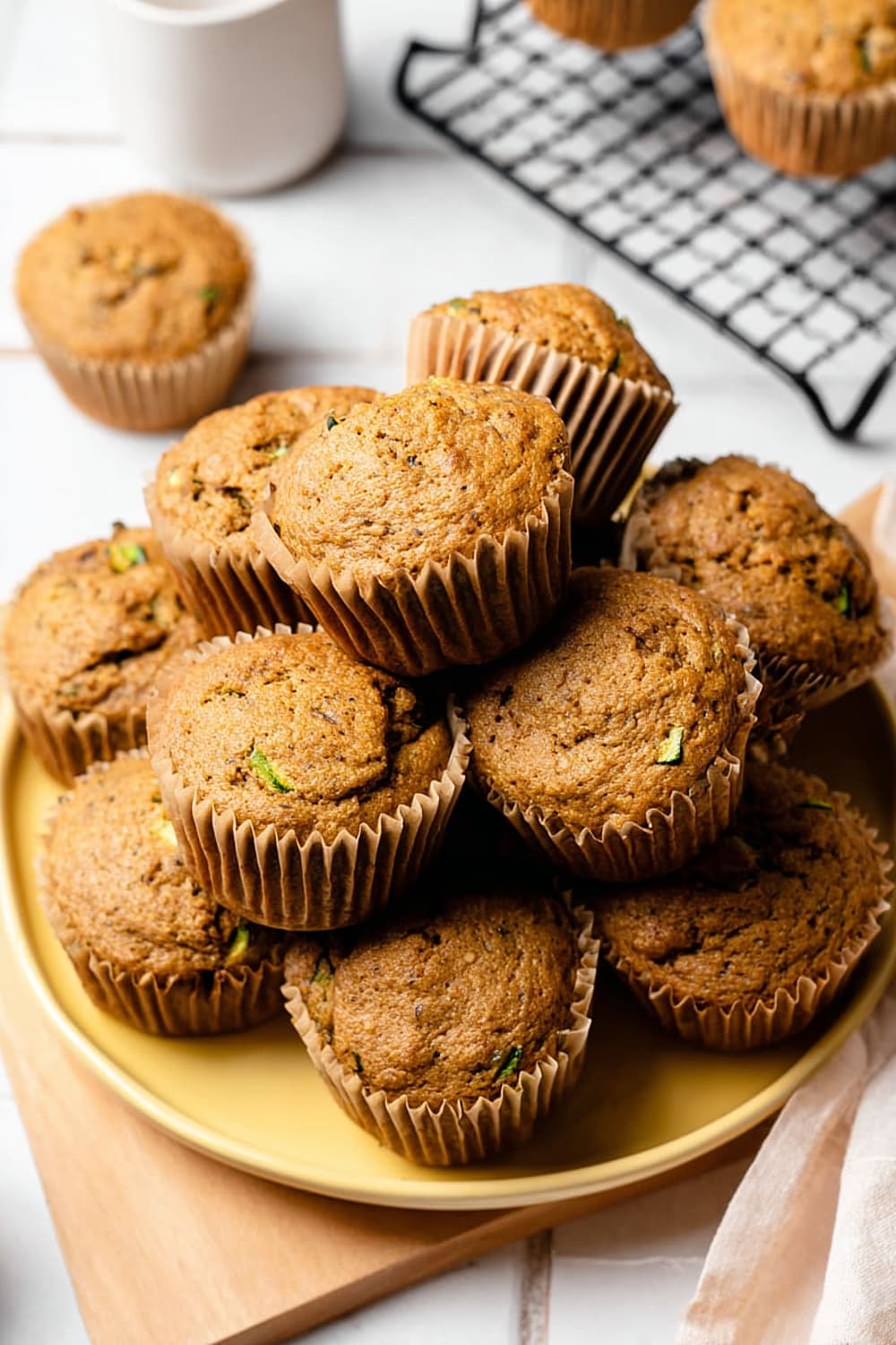 Spiced Chai Zucchini Muffins
