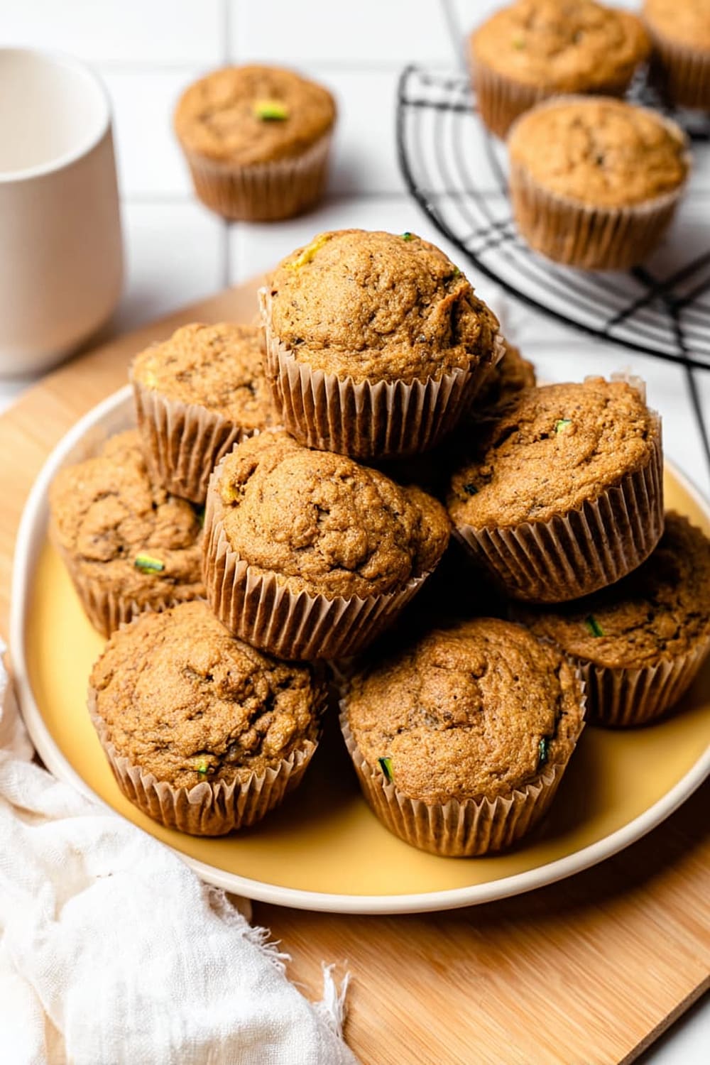 Spiced Chai Zucchini Muffins