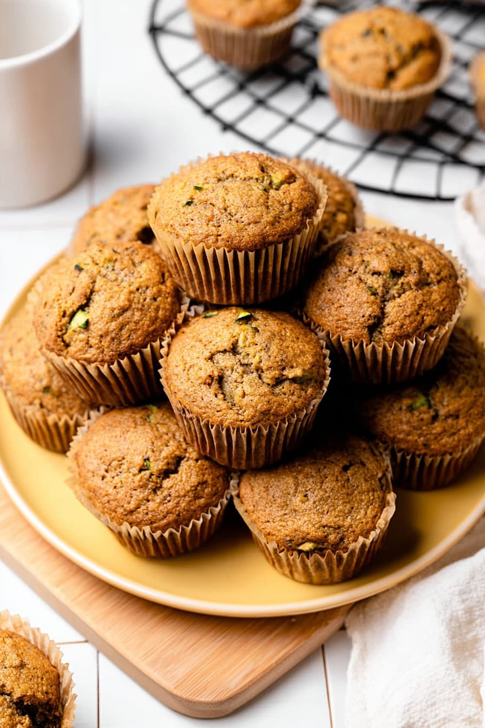 Spiced Chai Zucchini Muffins