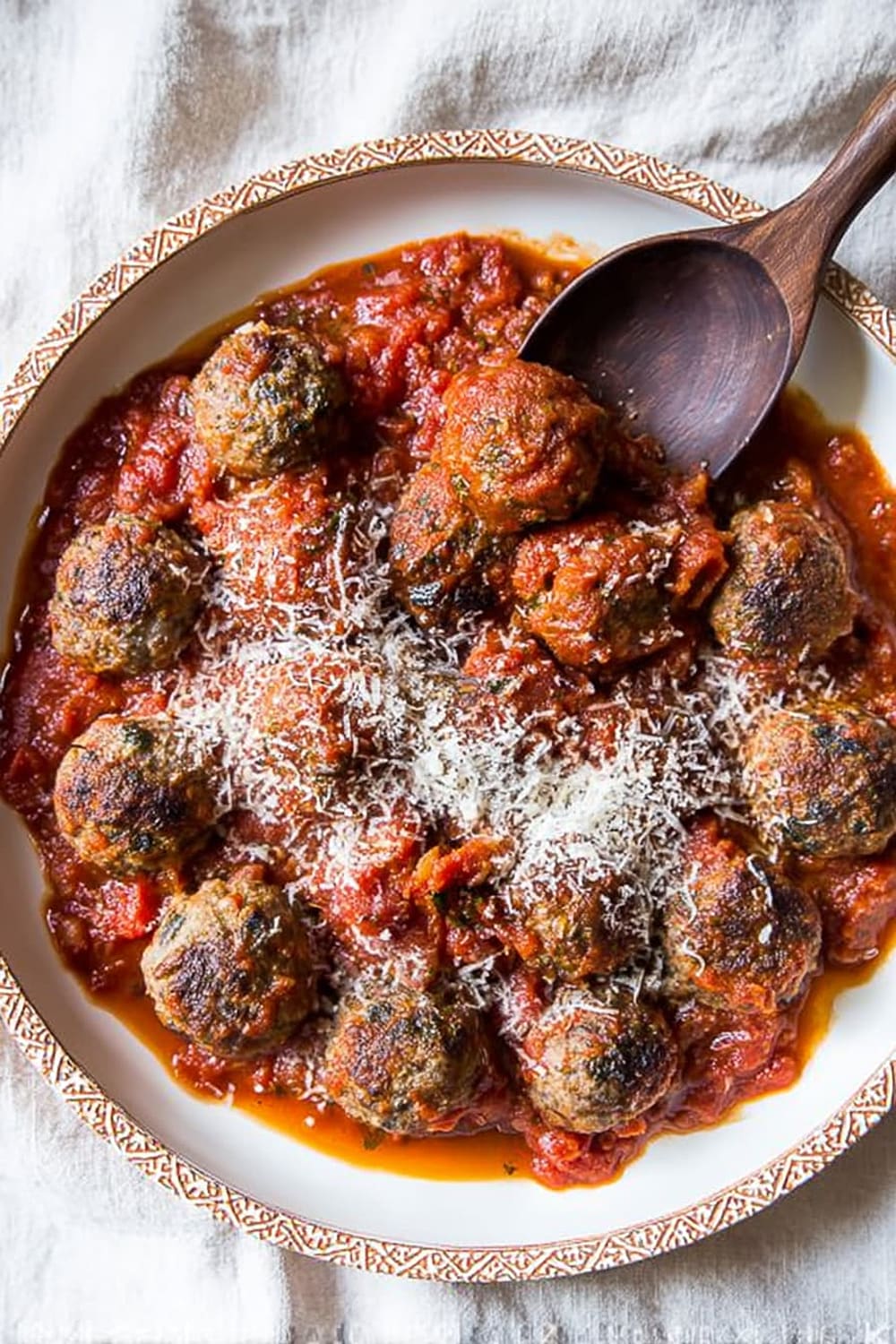 Spanish Style Lamb Meatballs in Tomato Sauce