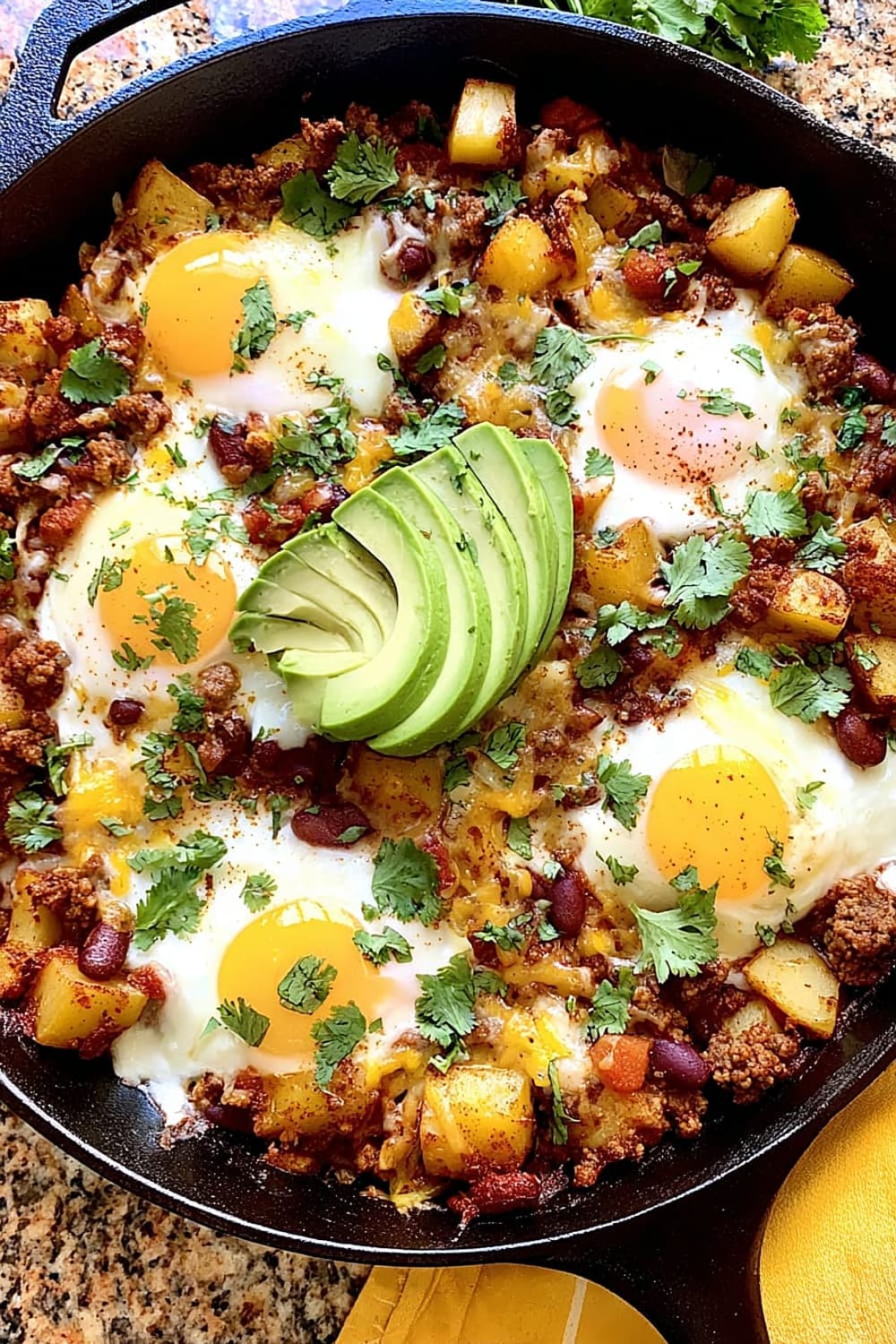 Hearty Mexican Breakfast Skillet