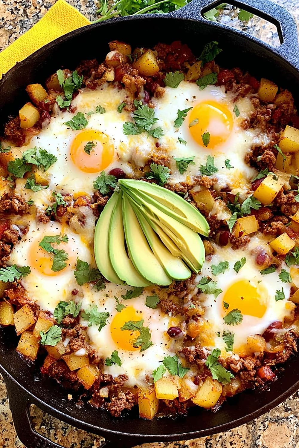 Hearty Mexican Breakfast Skillet