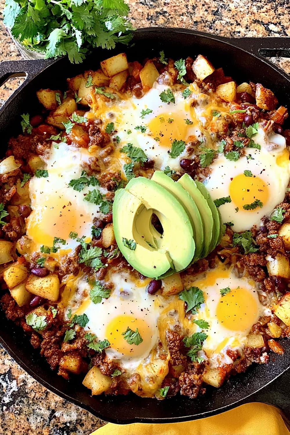 Hearty Mexican Breakfast Skillet