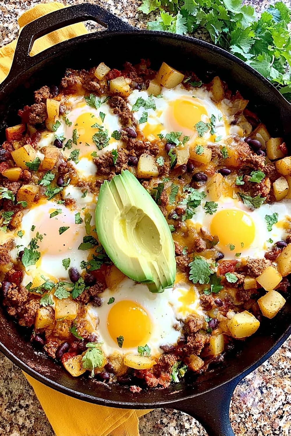 Hearty Mexican Breakfast Skillet