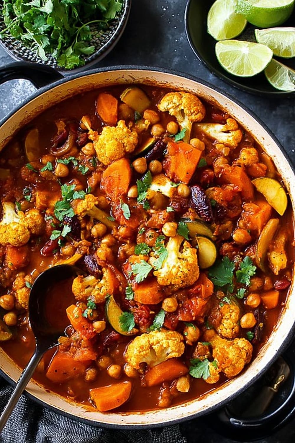 Easy, One Pot, Moroccan Vegetable Tagine