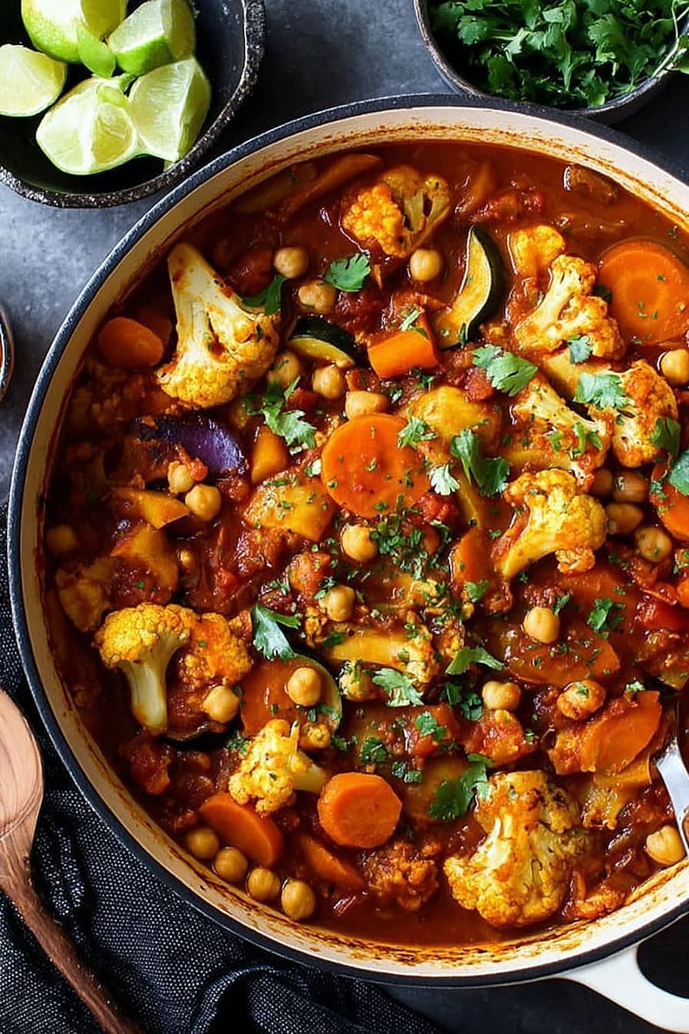 Easy, One Pot, Moroccan Vegetable Tagine