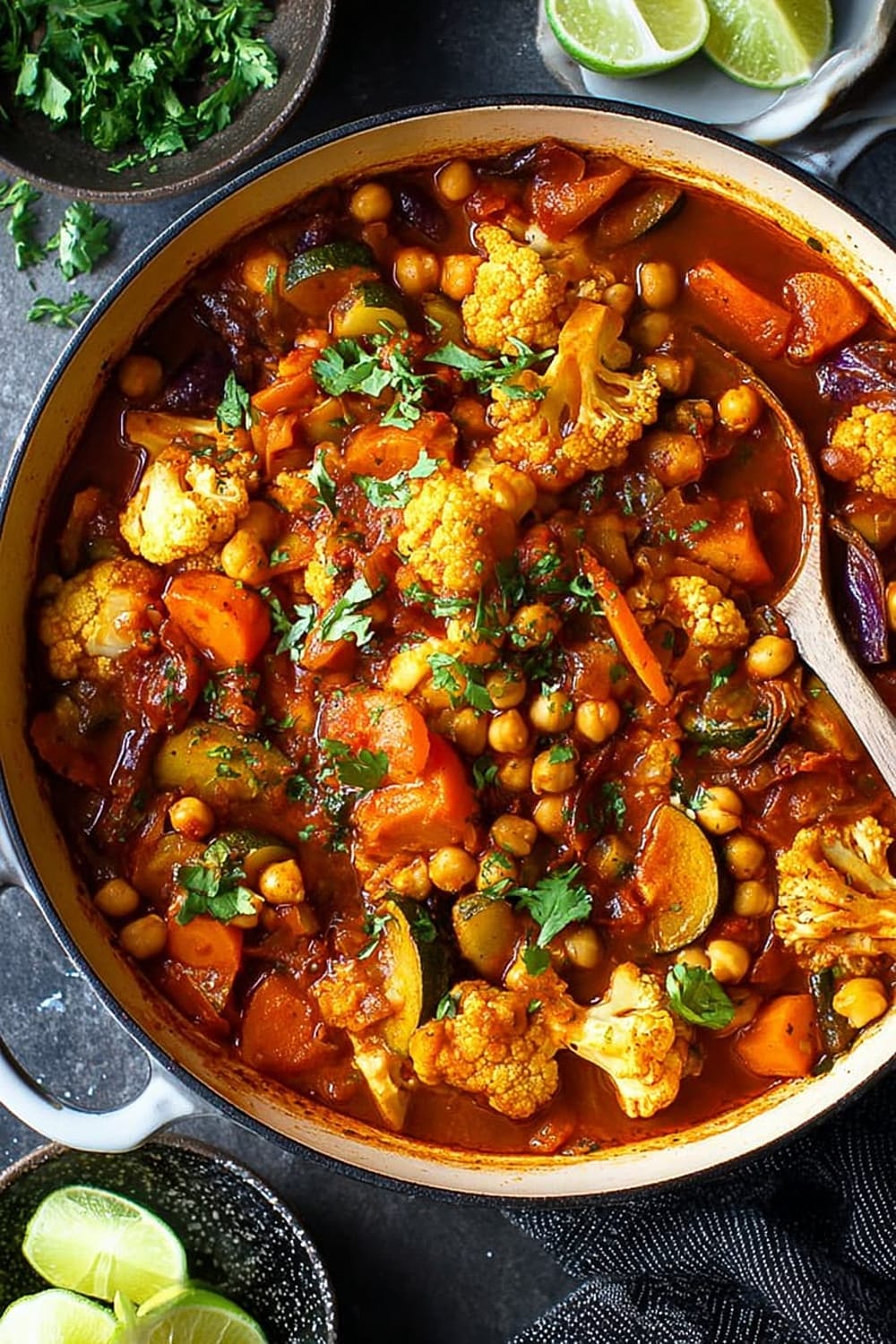 Easy, One Pot, Moroccan Vegetable Tagine