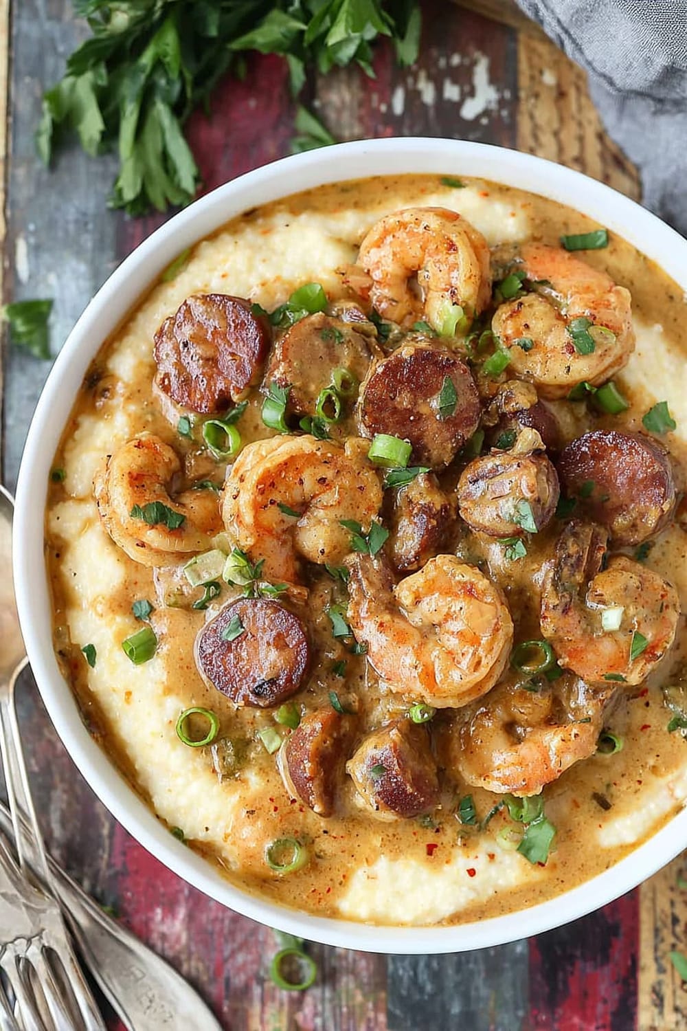 Cajun Shrimp and Grits