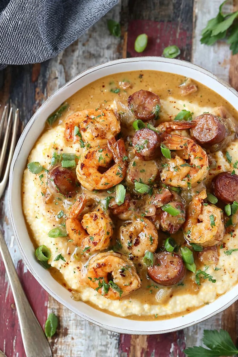 Cajun Shrimp and Grits