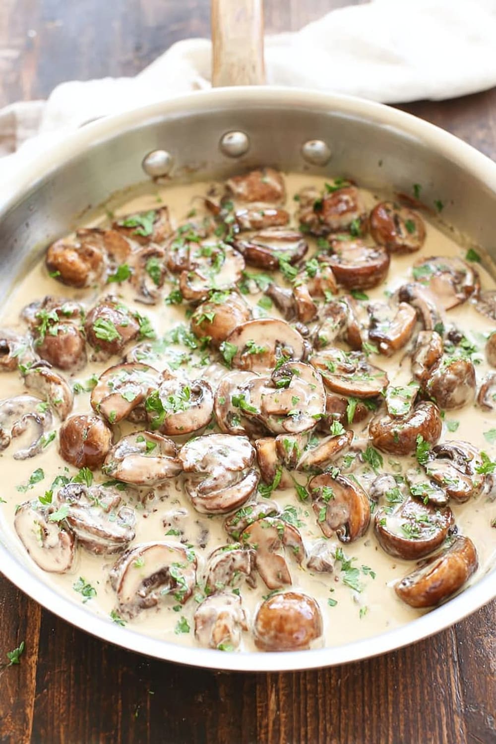 Easy Creamy Mushrooms