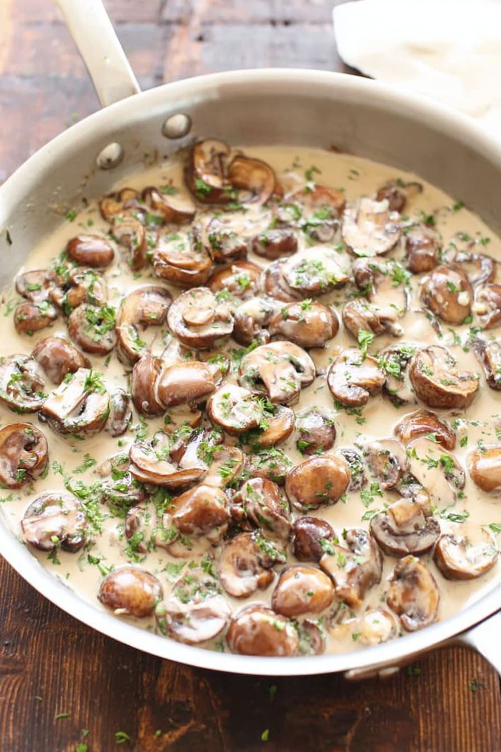 Easy Creamy Mushrooms