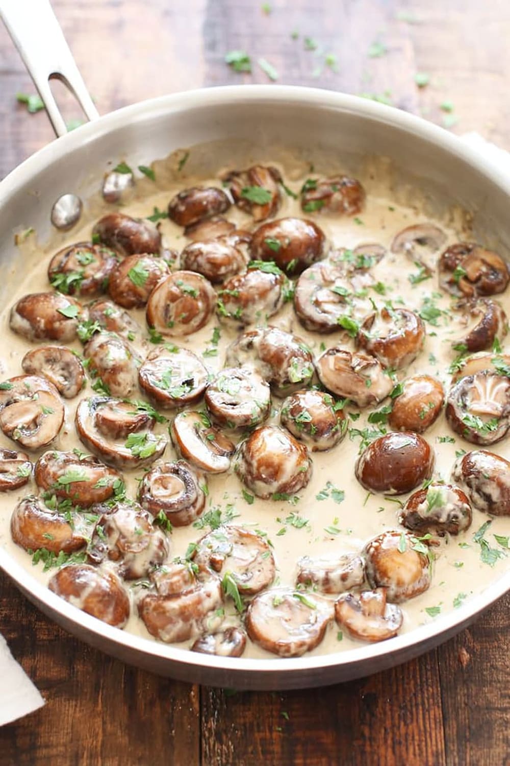 Easy Creamy Mushrooms