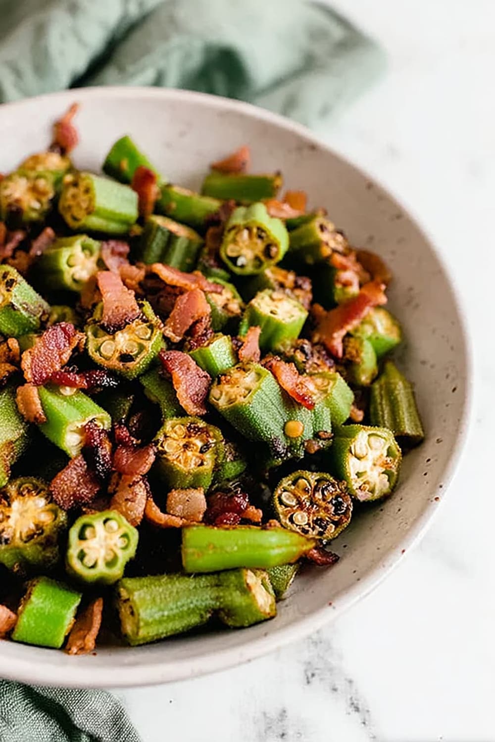 Southern Bacon and Okra Skillet