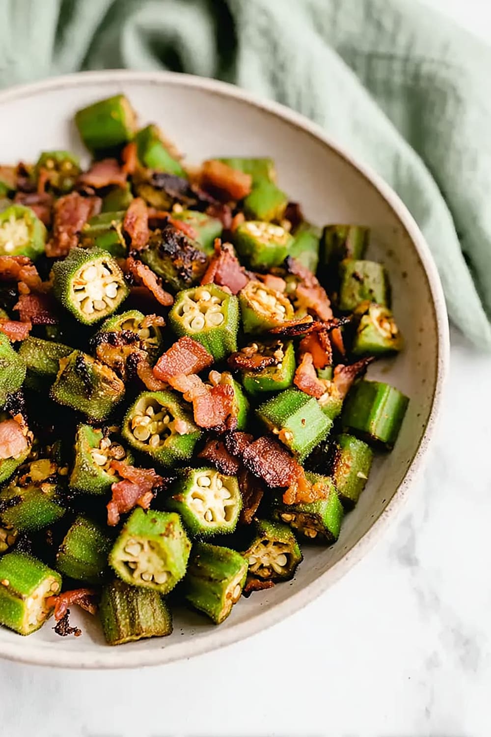 Southern Bacon and Okra Skillet