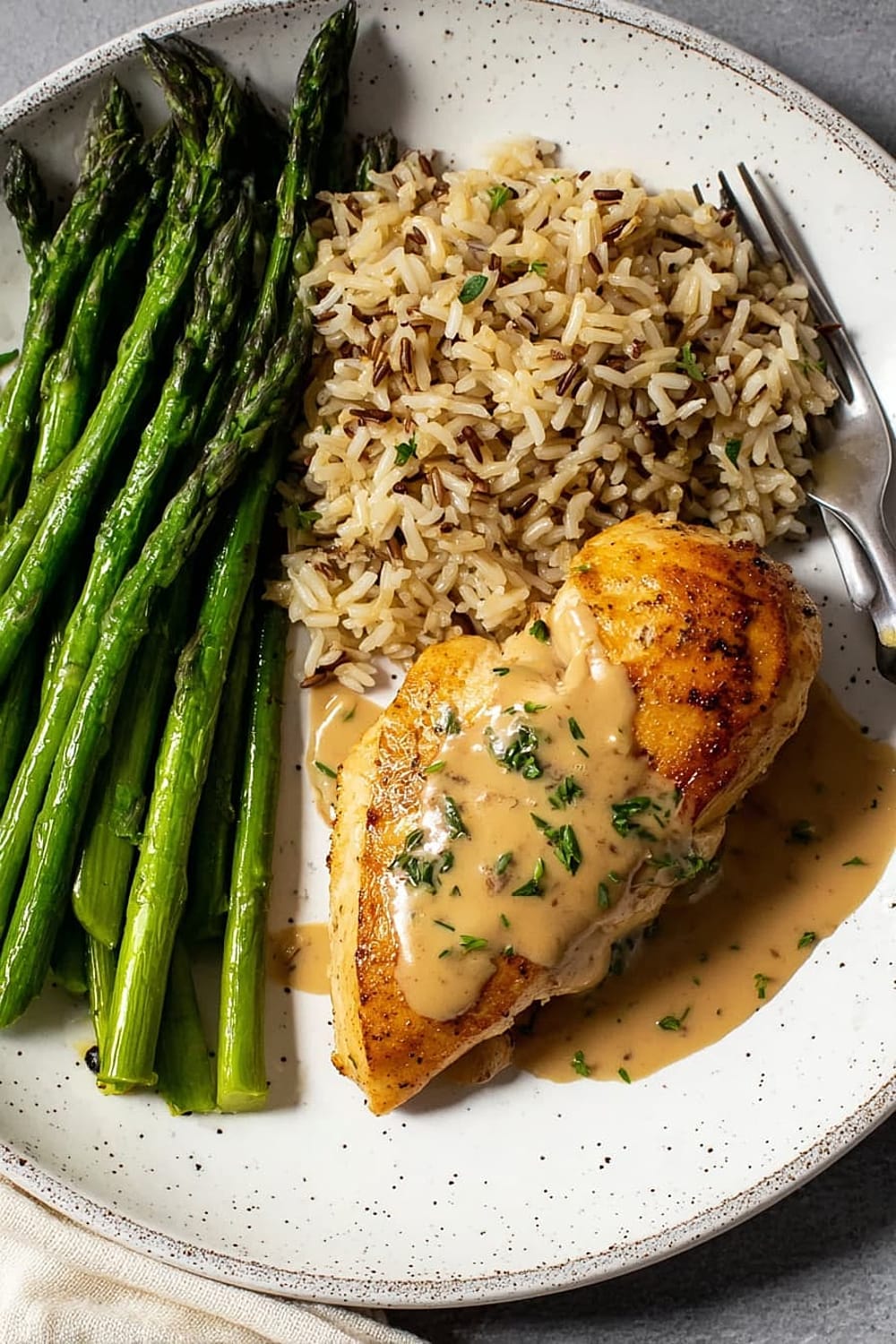 Pan Seared Chicken Breast with Sherry Thyme Pan Sauce