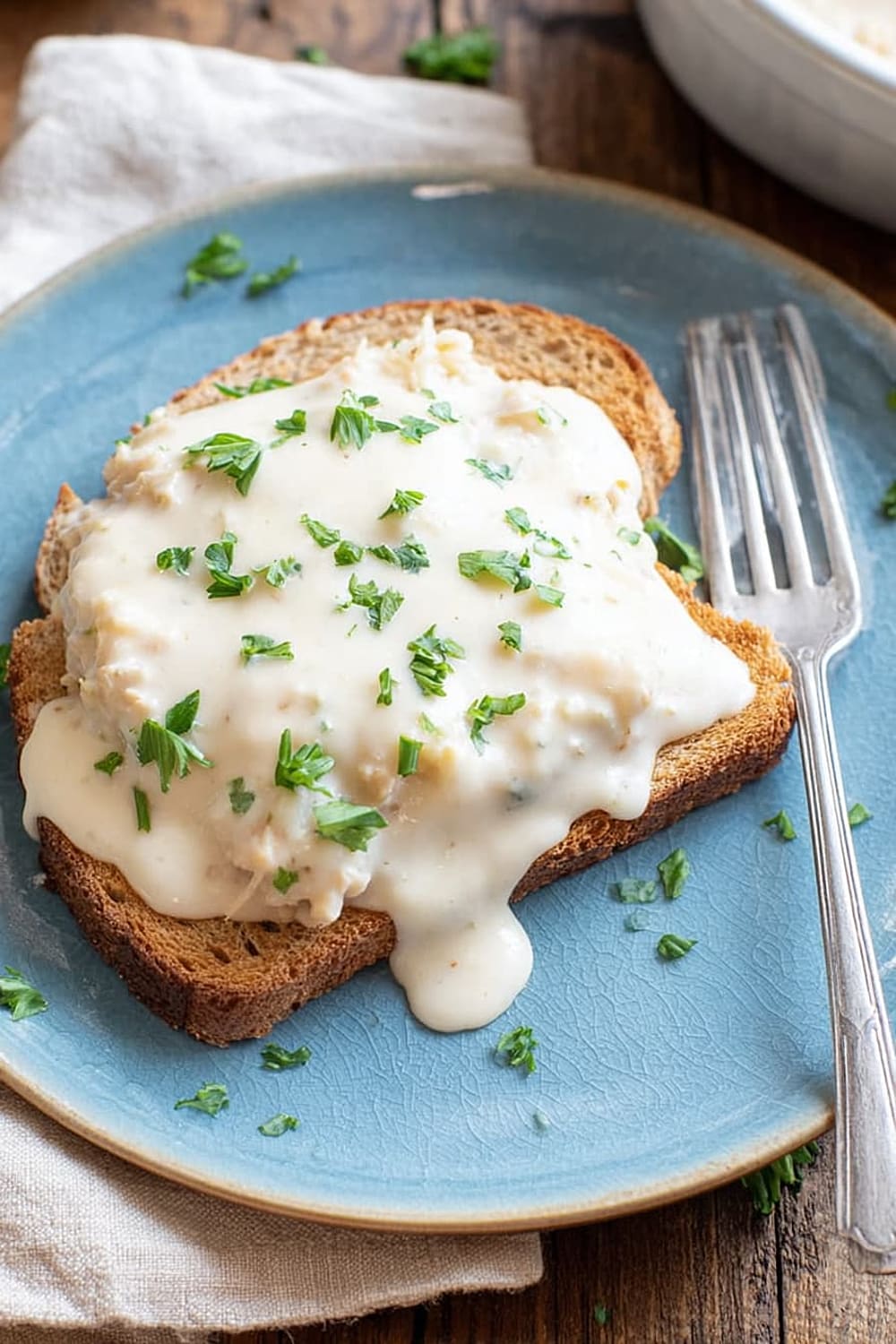 Creamed Tuna on Toast