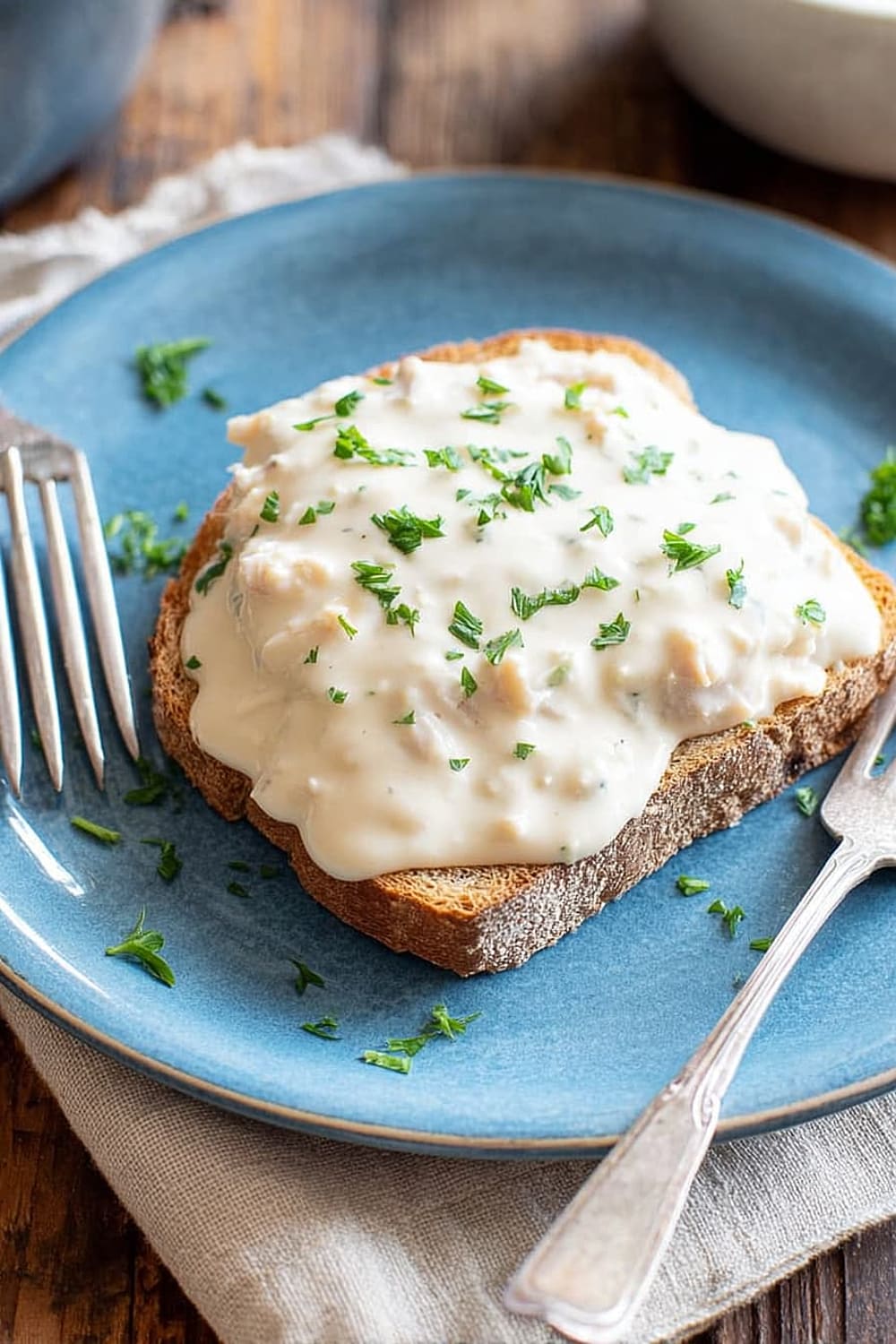 Creamed Tuna on Toast