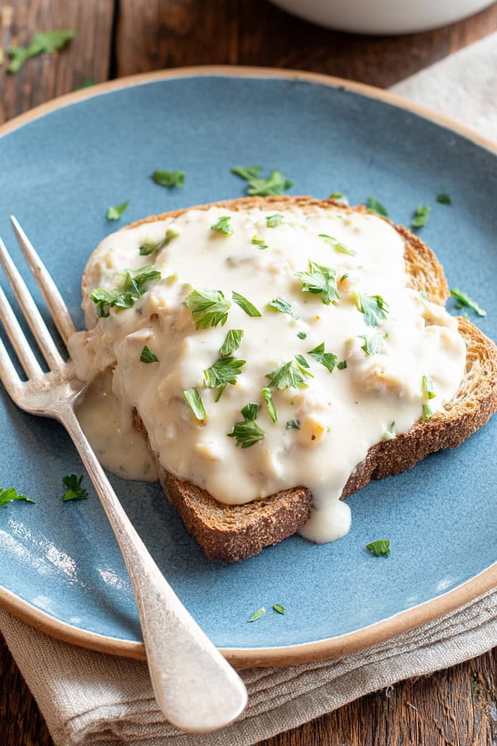 Creamed Tuna on Toast