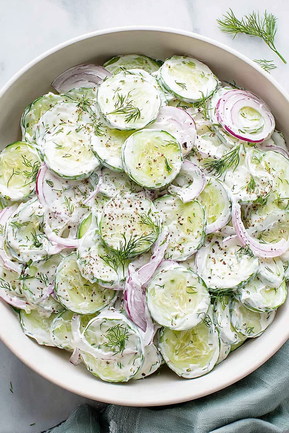 Creamy Cucumber Salad