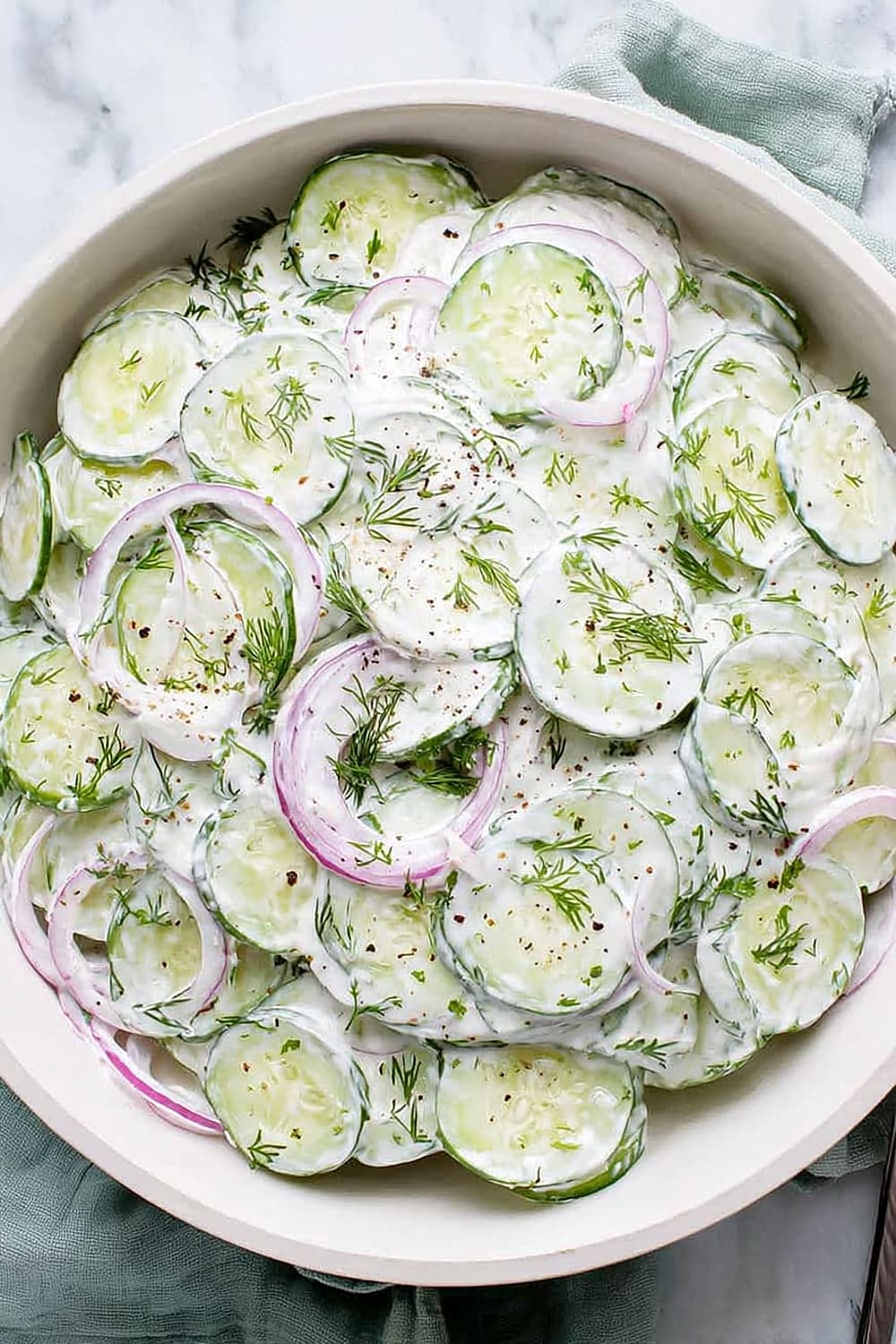 Creamy Cucumber Salad