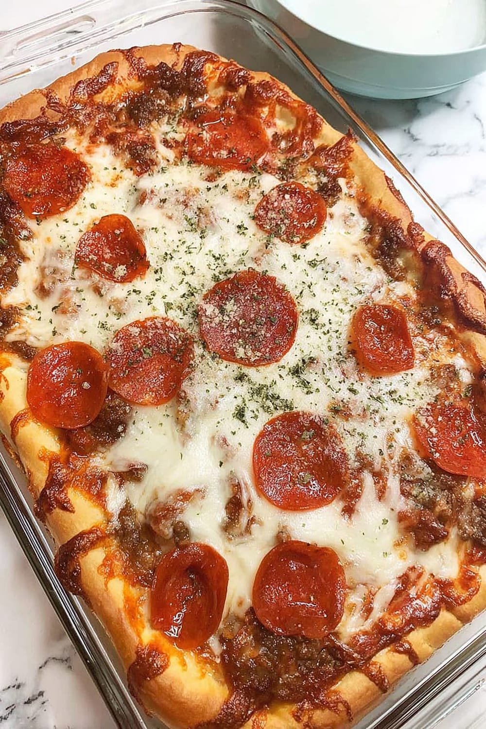 Deep Dish Pizza Casserole