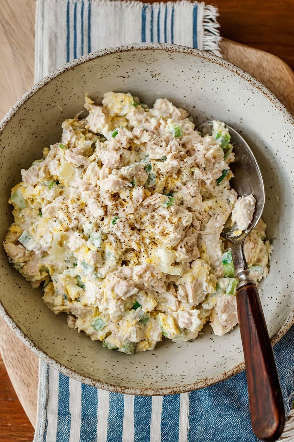 Tuna Salad with Chopped Eggs