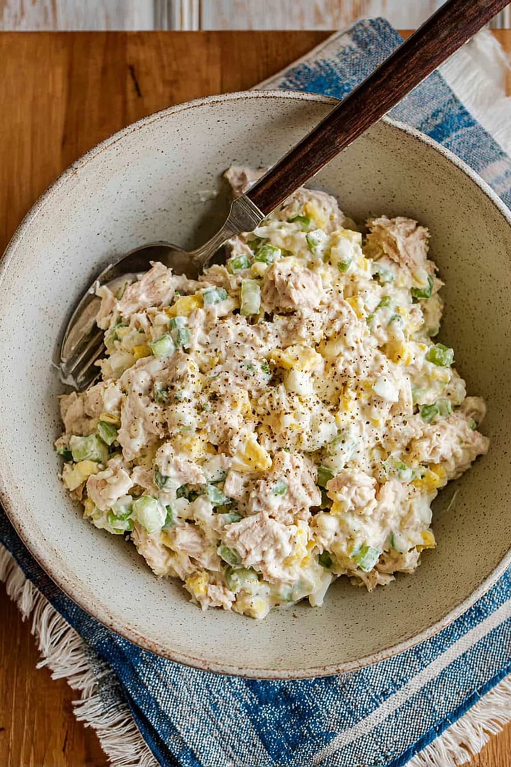 Tuna Salad with Chopped Eggs