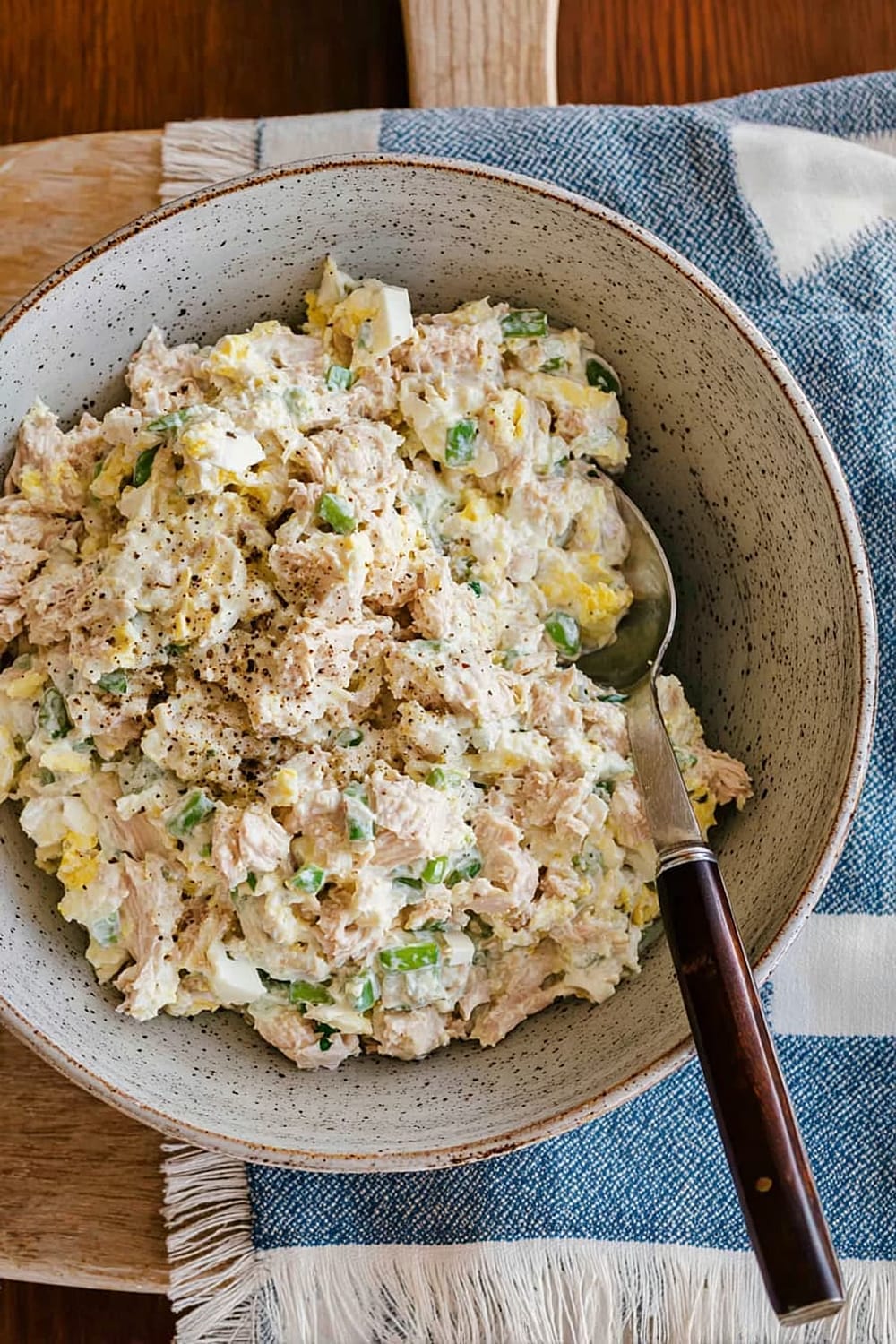 Tuna Salad with Chopped Eggs