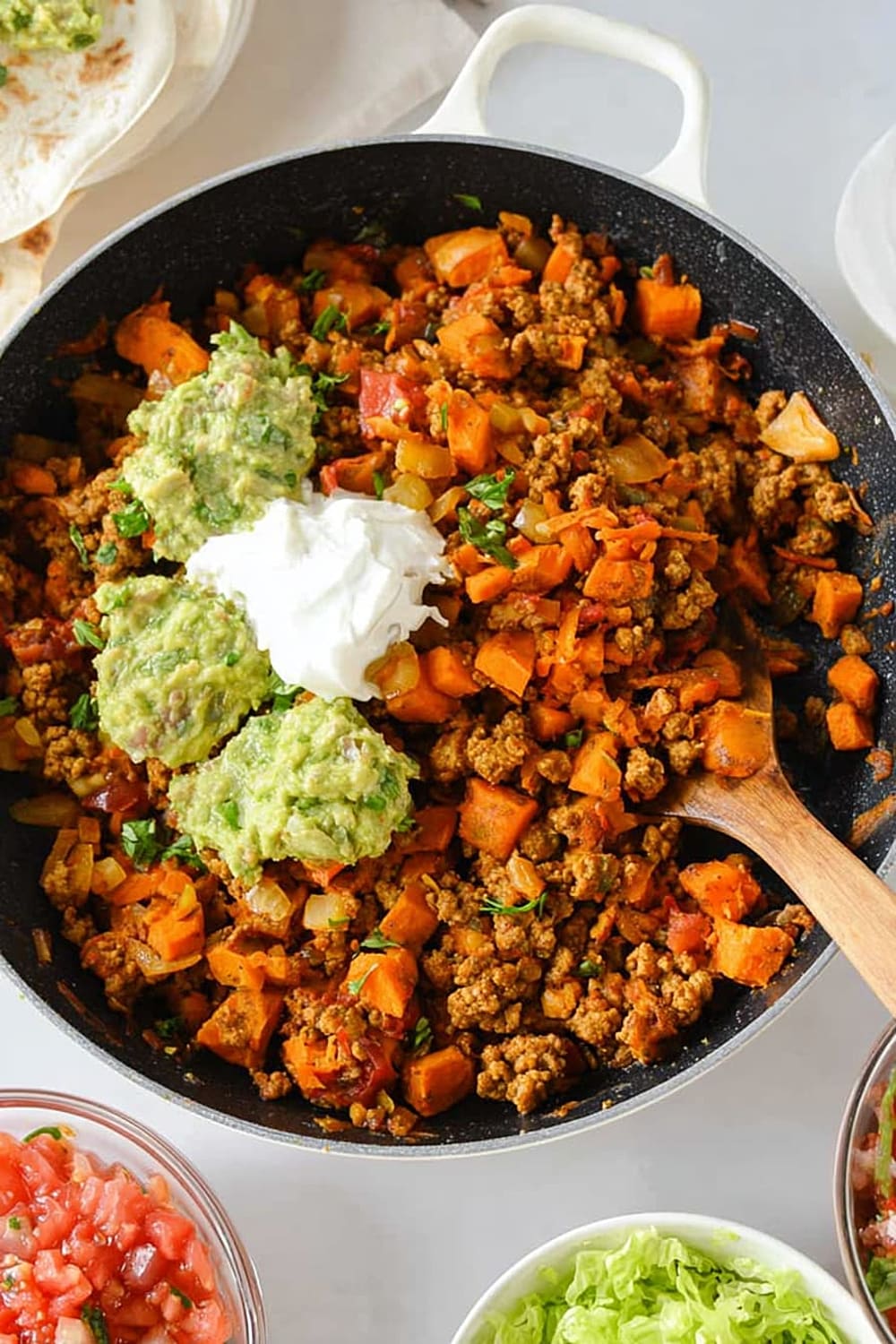 Ground Turkey Sweet Potato Skillet