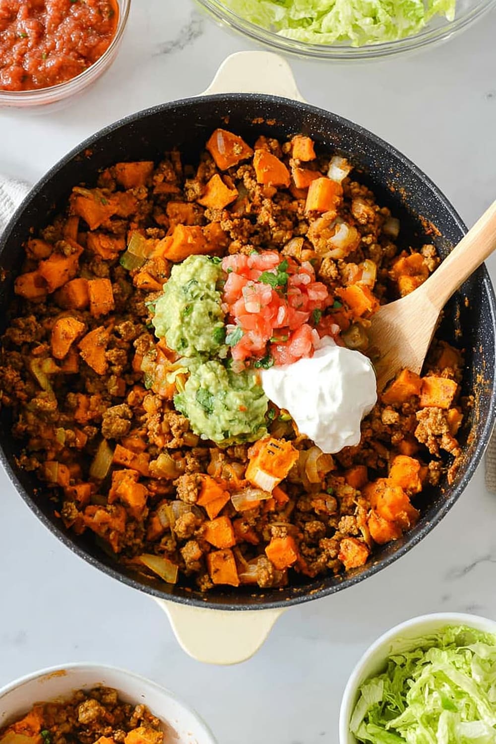Ground Turkey Sweet Potato Skillet