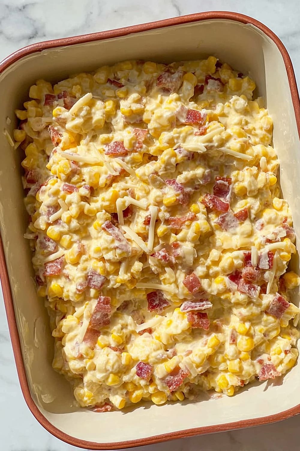 5-Ingredient Cheesy Corn Bake