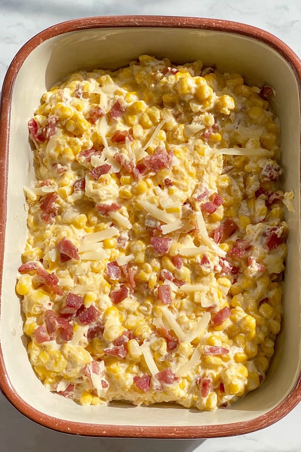 5-Ingredient Cheesy Corn Bake