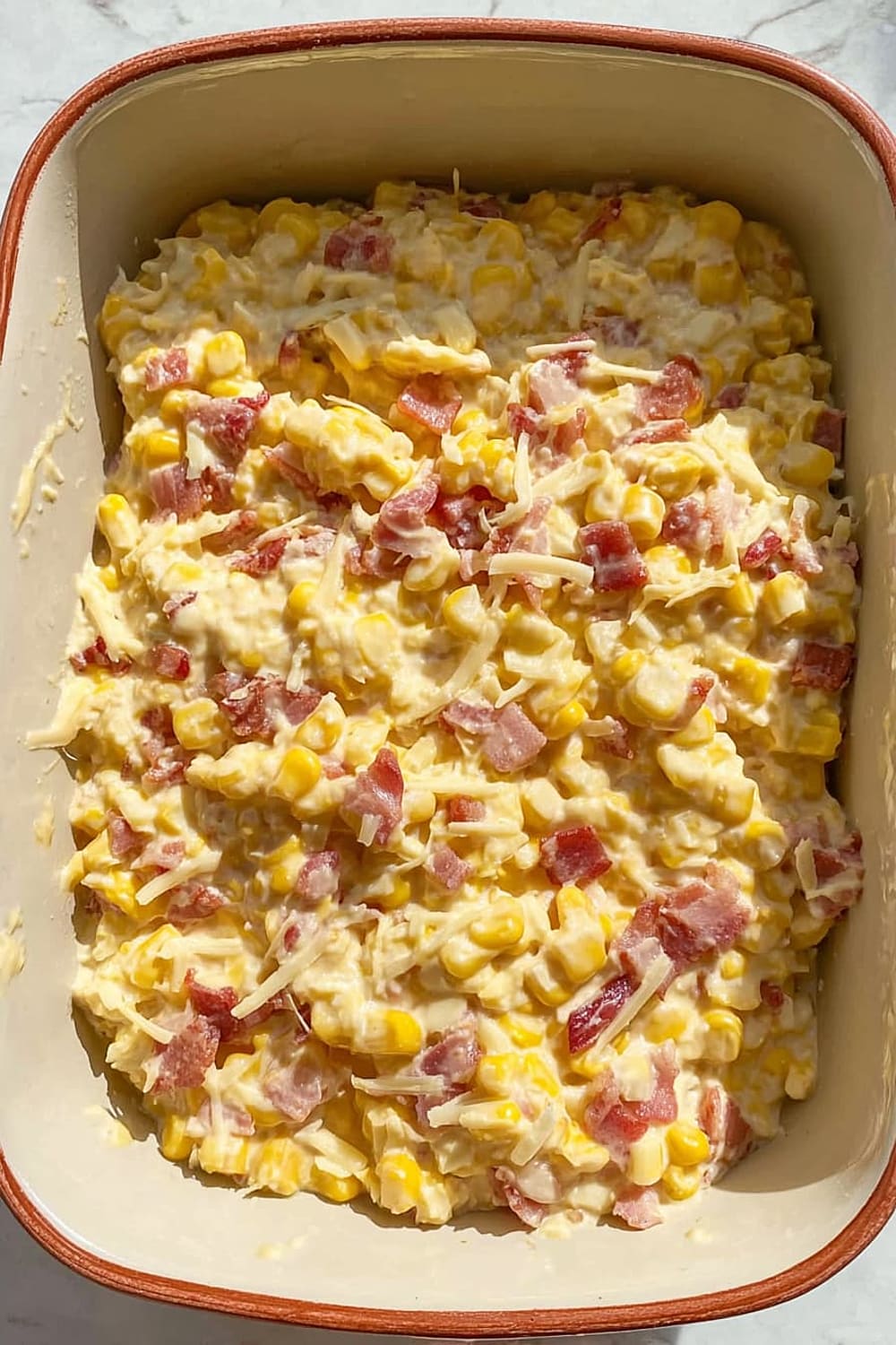 5-Ingredient Cheesy Corn Bake