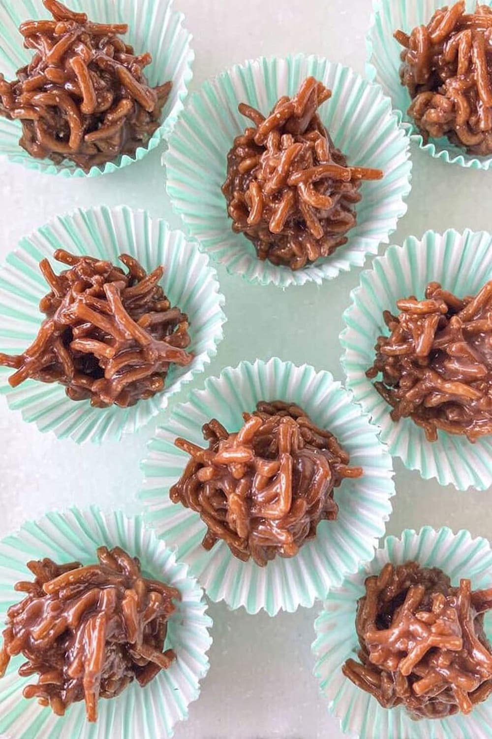 Chocolate Butterscotch Haystacks