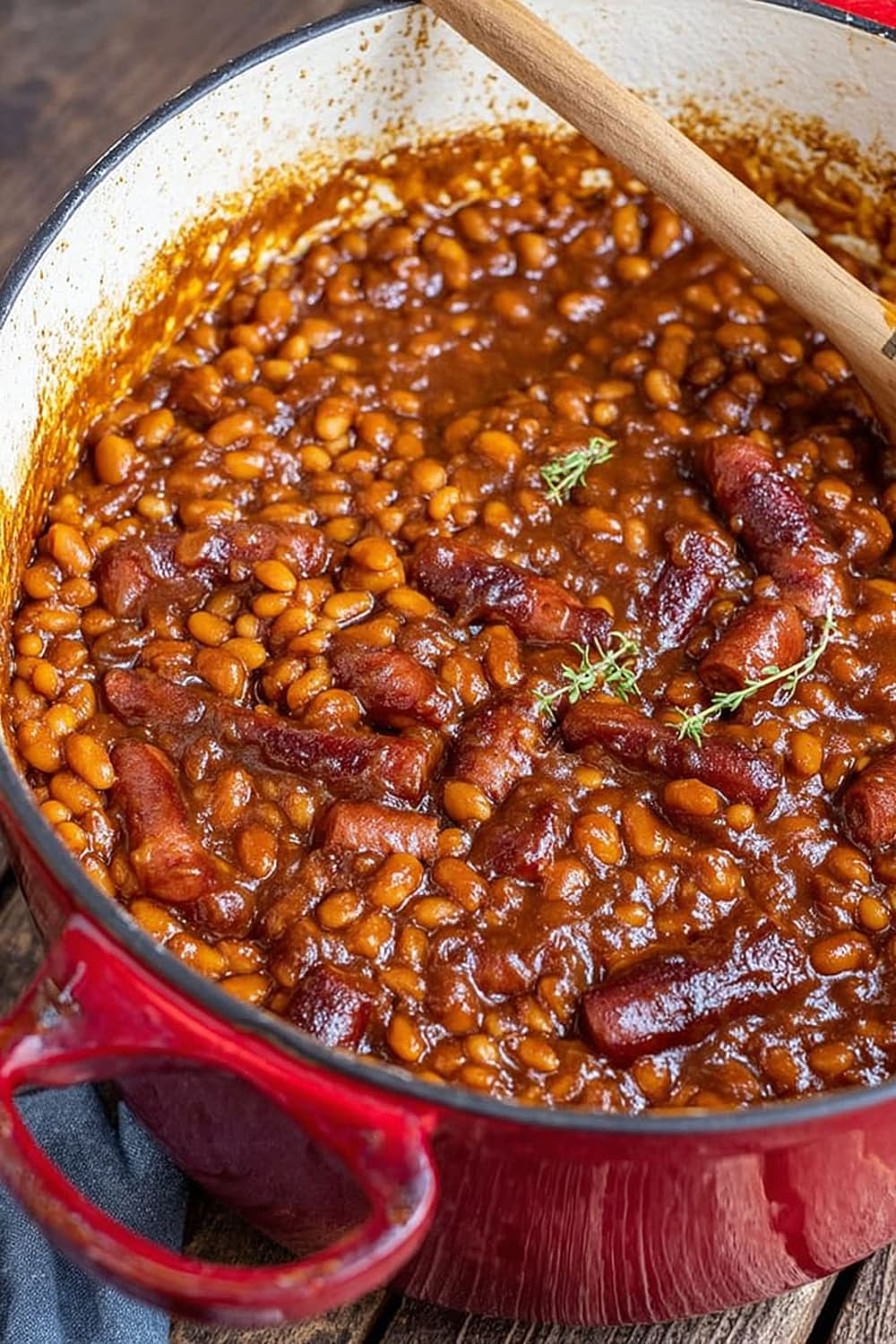 Smoked Franks and Beans