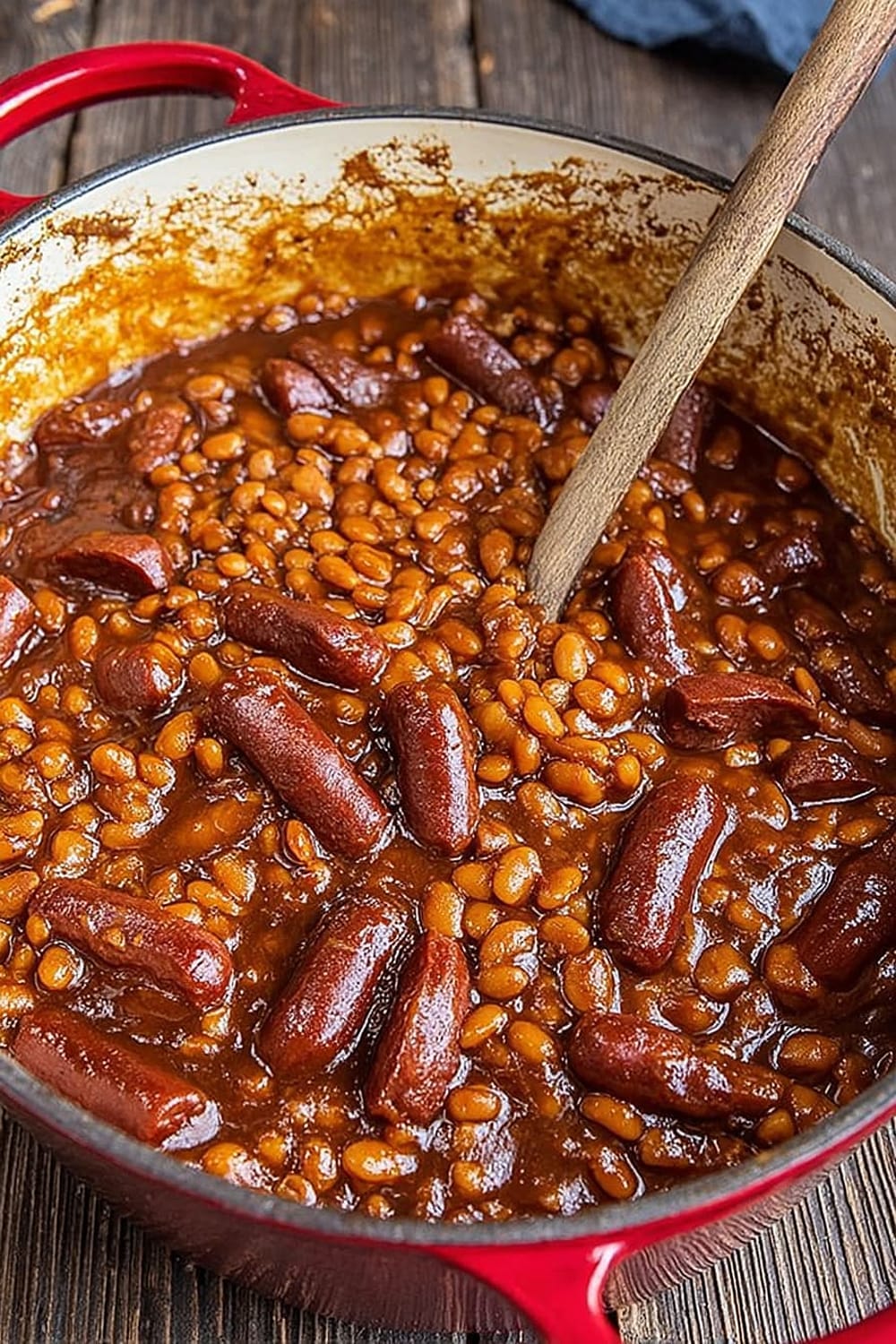 Smoked Franks and Beans