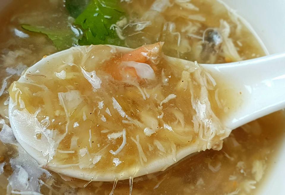 a fermented shark fin soup prepared for a recipe
