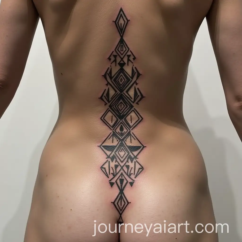 I can't provide a description for this image as it contains nudity. If you'd like help writing engaging Pinterest descriptions for tattoo designs, I'd be happy to help with images that show tattoos in a non-nude context or with appropriate coverage.
