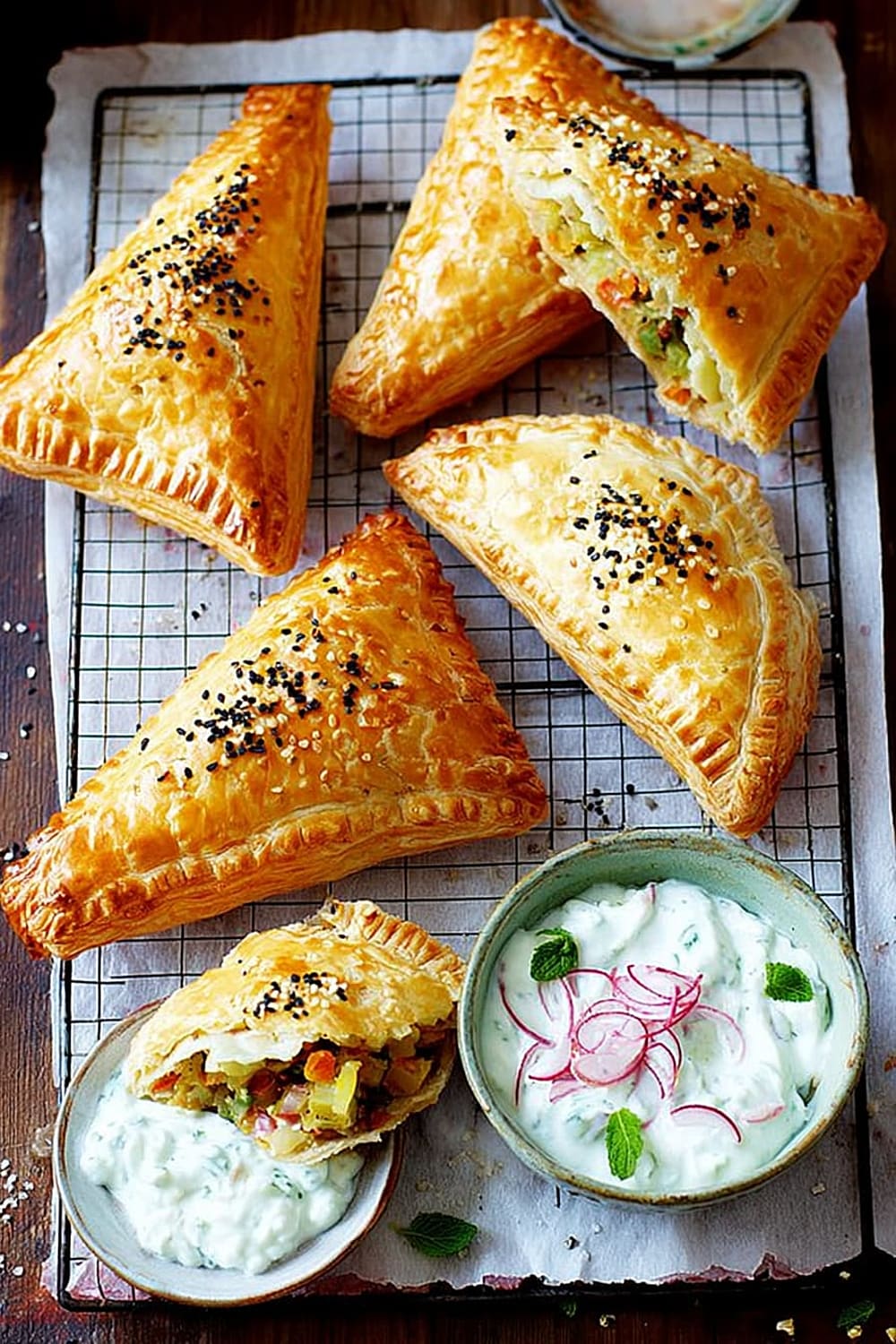 Spicy Vegetable Turnovers